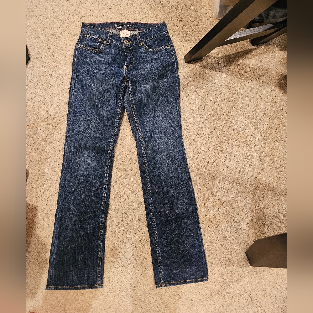 Vintage Low Rise Banana Republic Dark Wash Denim Jeans Size 2p